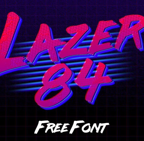 LAZER 84 - Free Font